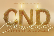 Candle Light - 3D Lettering