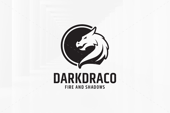 Dark Dragon Logo Template in Logo Templates - product preview 2