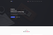 Aneria - Landing Page Template