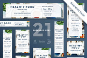 Banners Pack | Healthy Food