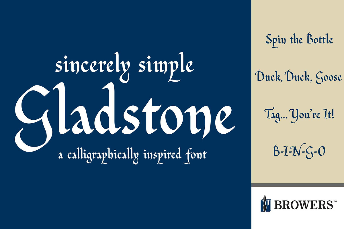 Gladstone Font in Display Fonts - product preview 8