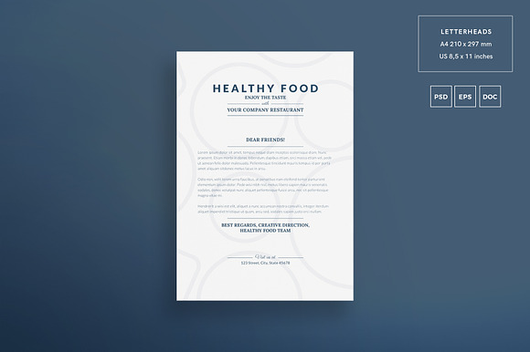 Branding Pack | Healthy Food in Branding Mockups - product preview 1