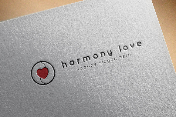 Harmony Love Logo in Logo Templates - product preview 1