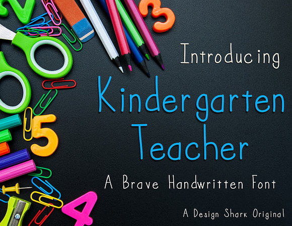 Kindergarten Teacher in Sans-Serif Fonts - product preview 1
