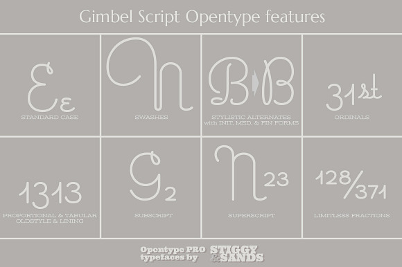 Gimbel Script in Script Fonts - product preview 2