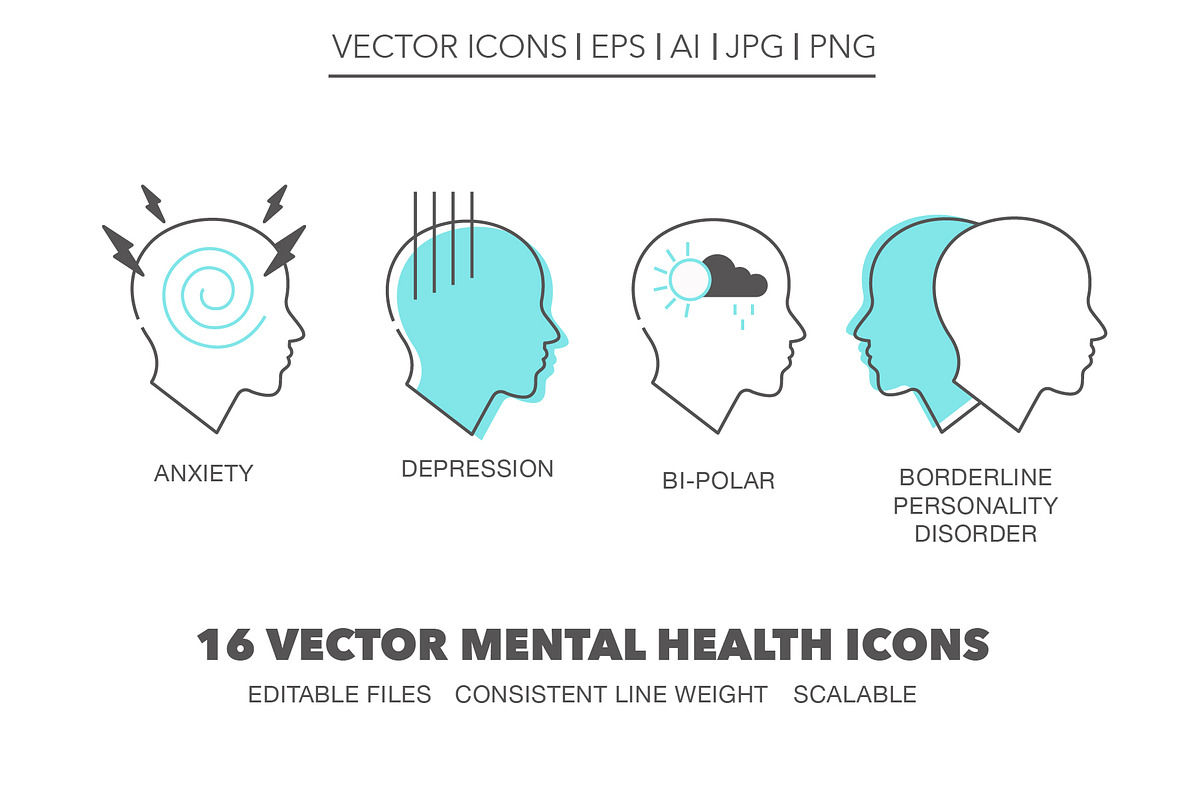 Mental Health Icons in Health Icons - product preview 8