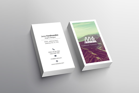 Nature Business Card Template- S37 in Business Card Templates - product preview 3