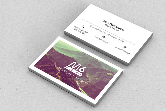 Nature Business Card Template- S37 in Business Card Templates - product preview 4