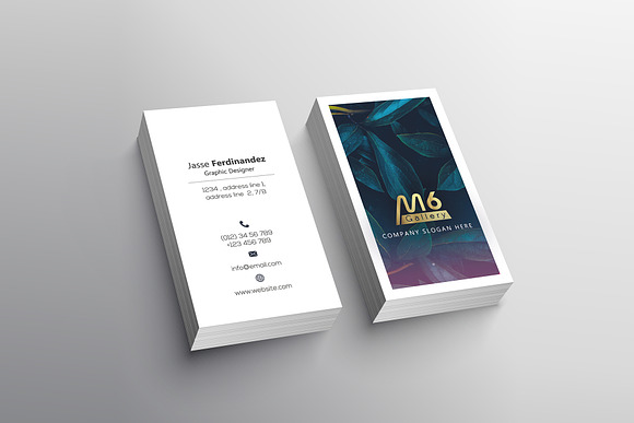 Nature Business Card Template- S42 in Business Card Templates - product preview 3