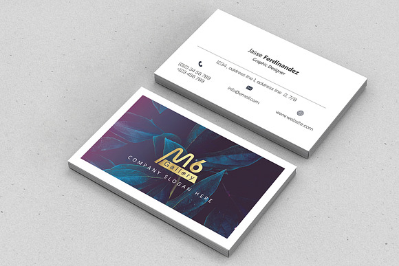 Nature Business Card Template- S42 in Business Card Templates - product preview 4