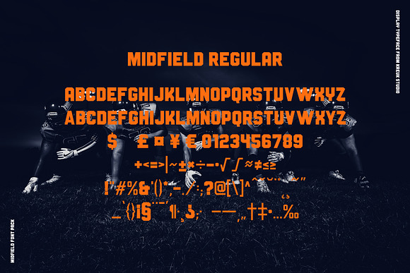 MIDFIELD FONT in Display Fonts - product preview 4
