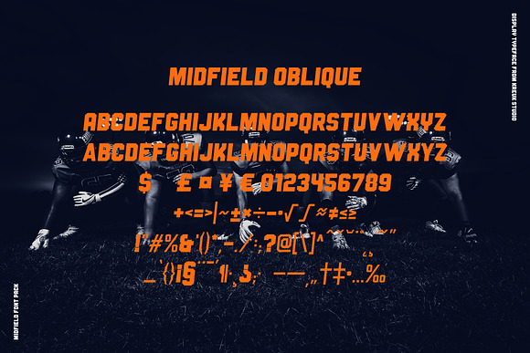 MIDFIELD FONT in Display Fonts - product preview 5
