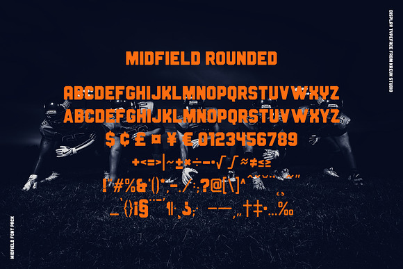 MIDFIELD FONT in Display Fonts - product preview 6