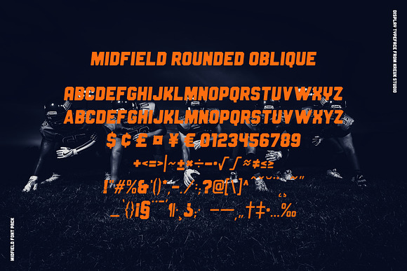 MIDFIELD FONT in Display Fonts - product preview 7