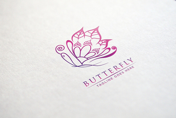 Luxury Leaf Butterfly - Logo Templat in Logo Templates - product preview 1