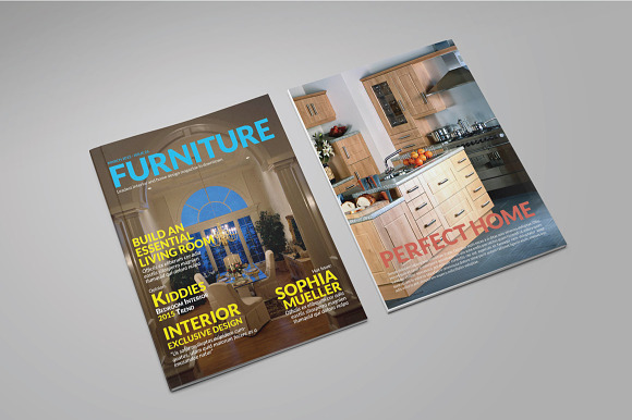 Furniture Magazine Template in Magazine Templates - product preview 3