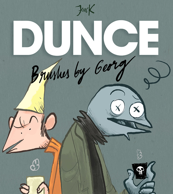 25+ DUNCE Comic Procreate Brushes in Photoshop Brushes - product preview 8