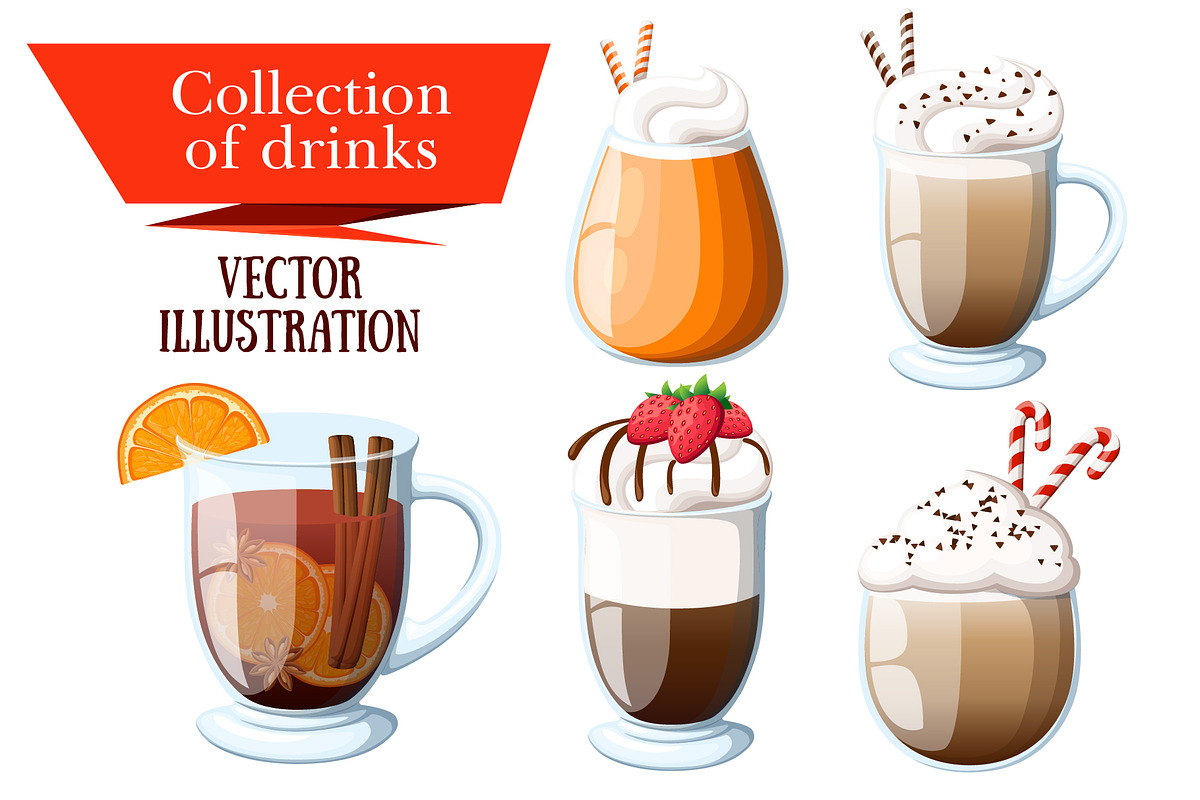 Vector illustration of Cocktail in Objects - product preview 8