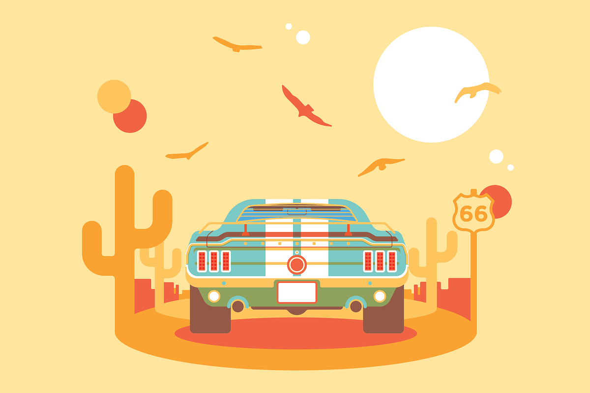 Route 66 Road Trip in Illustrations - product preview 8