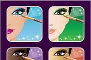 Makeup icons