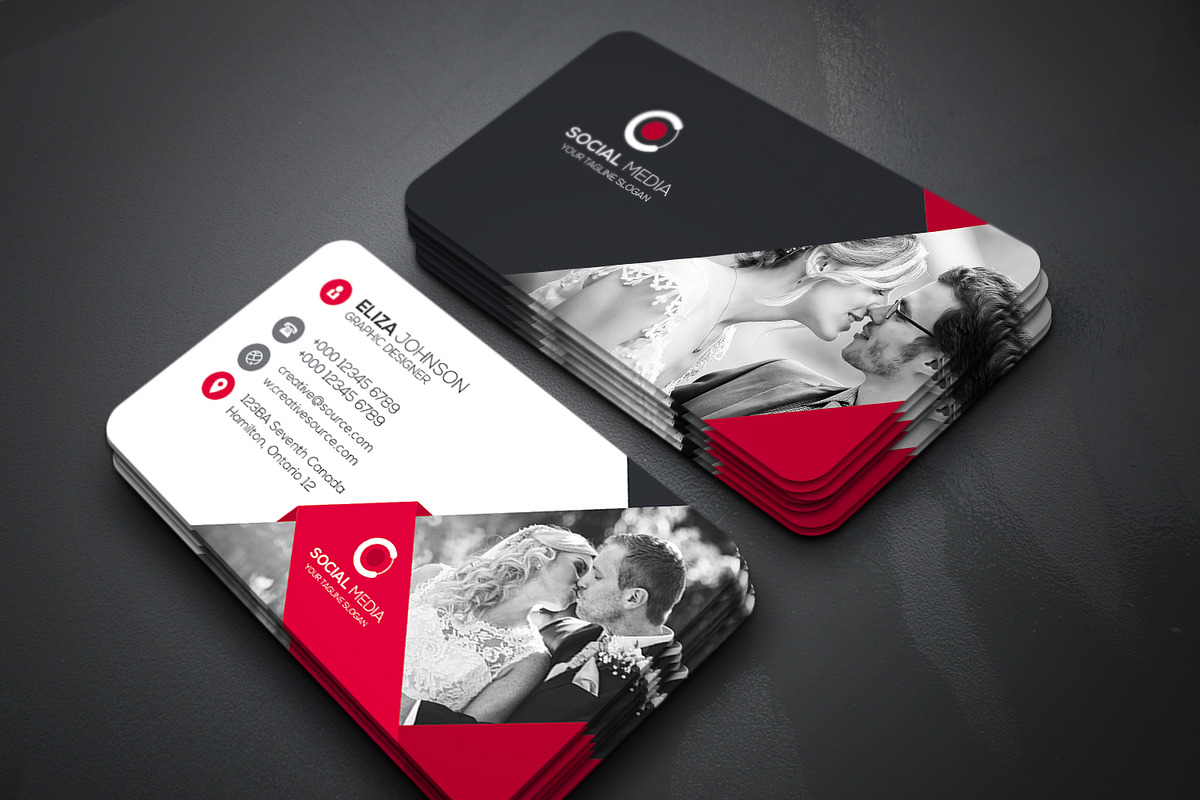 Wedding Photography Business Card in Business Card Templates - product preview 8