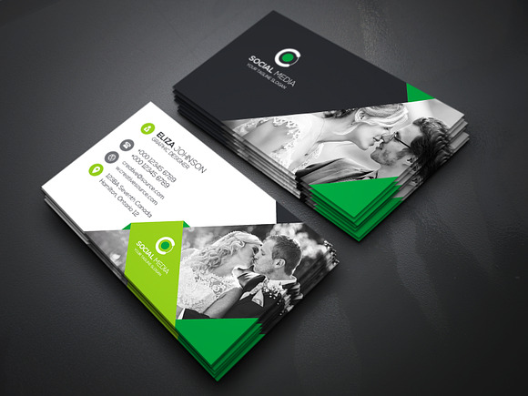 Wedding Photography Business Card in Business Card Templates - product preview 2