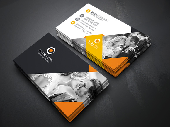 Wedding Photography Business Card in Business Card Templates - product preview 3
