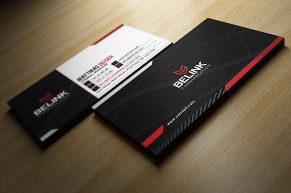 Modern Corporate Business Card in Business Card Templates - product preview 2