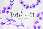 6 Great ultra violet wreaths