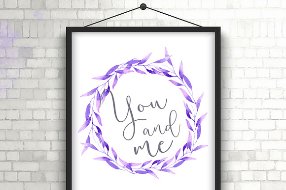 6 Great ultra violet wreaths in Illustrations - product preview 2