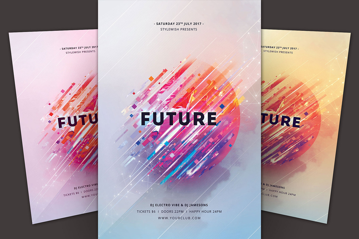 Future Flyer in Flyer Templates - product preview 8