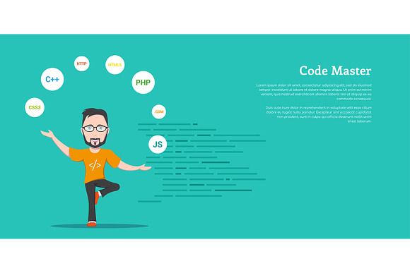 Code Master in Illustrations - product preview 4