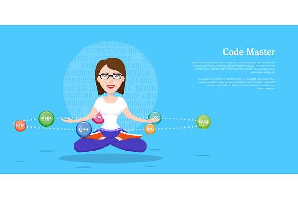 Code Master in Illustrations - product preview 5