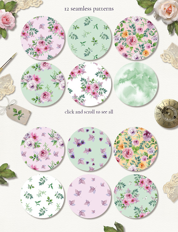 English garden in Illustrations - product preview 7