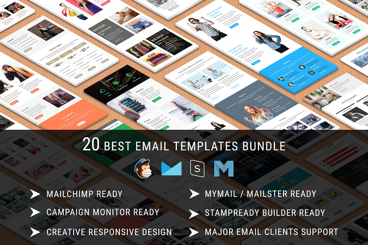20 Best Email Templates - Bundle 10 in Mailchimp Templates - product preview 8