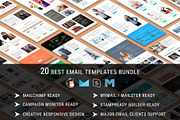20 Best Email Templates - Bundle 10