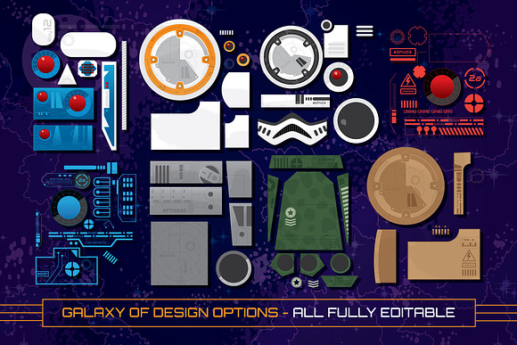 Sci-Fi Design Templates and Vectors in Illustrations - product preview 1