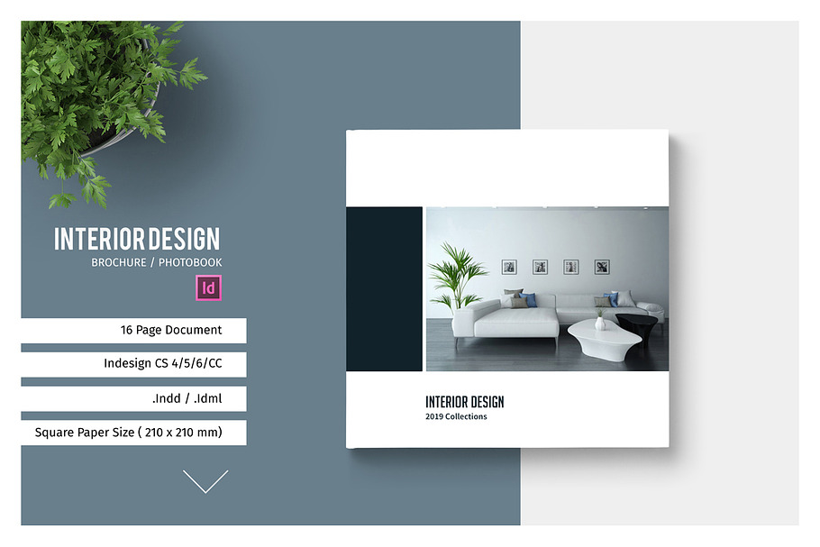Square Brochure Catalog in Brochure Templates - product preview 8