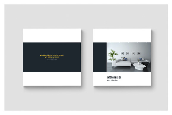 Square Brochure Catalog in Brochure Templates - product preview 1