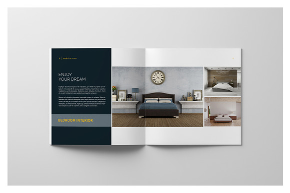 Square Brochure Catalog in Brochure Templates - product preview 7