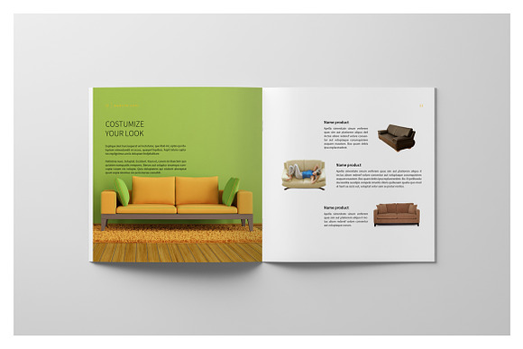 Square Brochure Catalog in Brochure Templates - product preview 9