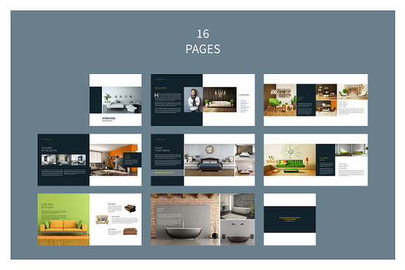 Square Brochure Catalog in Brochure Templates - product preview 12