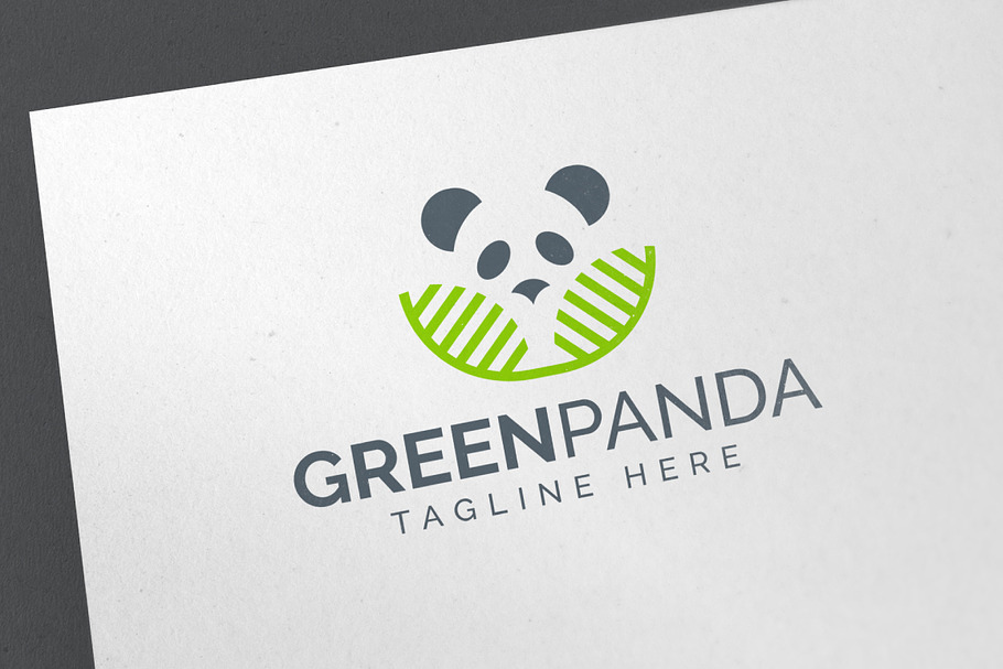 Green Panda Logo in Logo Templates - product preview 8