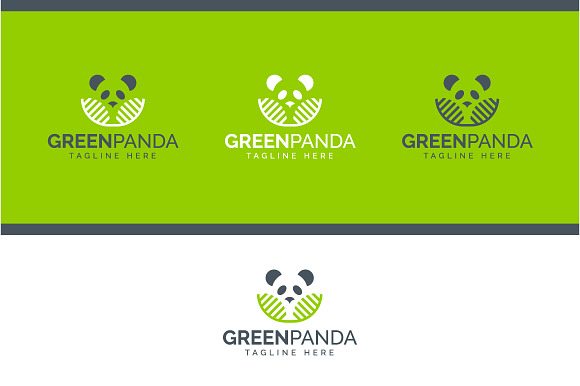 Green Panda Logo in Logo Templates - product preview 1
