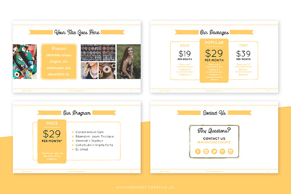 Crafter's PPT Presentation Templates in PowerPoint Templates - product preview 4