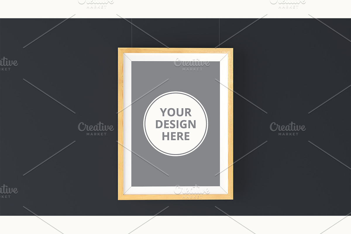 12 Wood Photo Frames Mock-up. in Branding Mockups - product preview 8