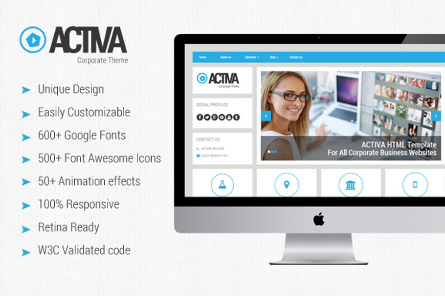 ACTIVA-Creative HTML Template in HTML/CSS Themes - product preview 8
