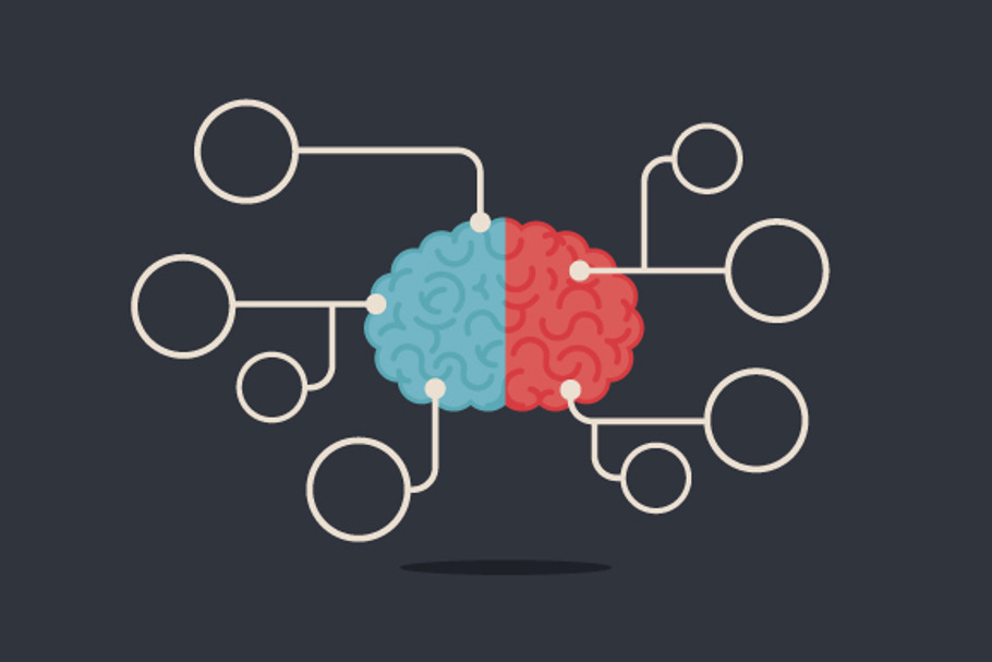 Brain infographics in Illustrations - product preview 8