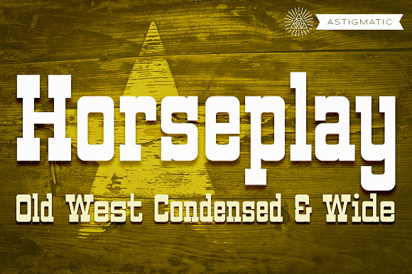 Horseplay AOE Pro in Slab Serif Fonts - product preview 4