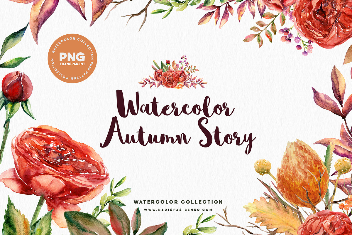 Watercolor Autumn Story in Illustrations - product preview 8